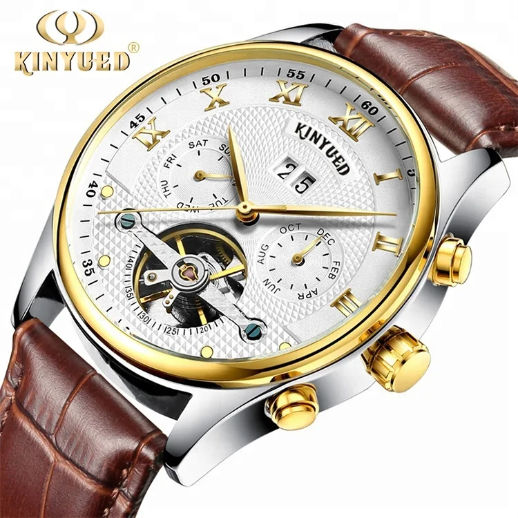 KINYUED Factory Brand wholesale top brand luxury watch men business automatic wristwatches Custom customized LOGO
KINYUED Factory Brand wholesale top brand luxury watch men business automatic wristwatches Custom customized LOGO