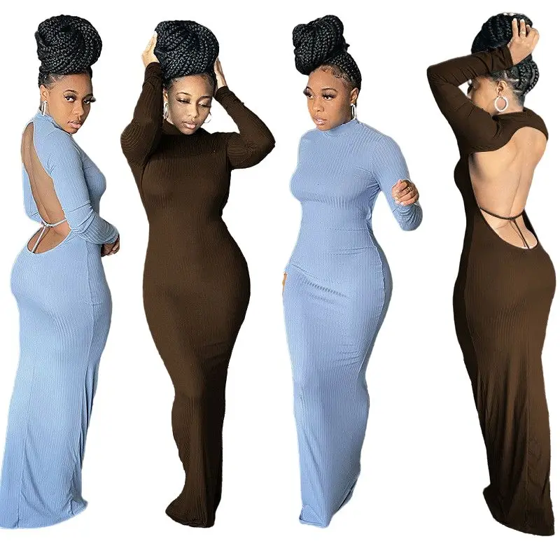 Backless Sexy Women Casual White Simple Slim Fit Dresses Sweater Dresses Winter Long Sleeve Fall Dresses For Women
Backless Sexy Women Casual White Simple Slim Fit Dresses Sweater Dresses Winter Long Sleeve Fall Dresses For Women