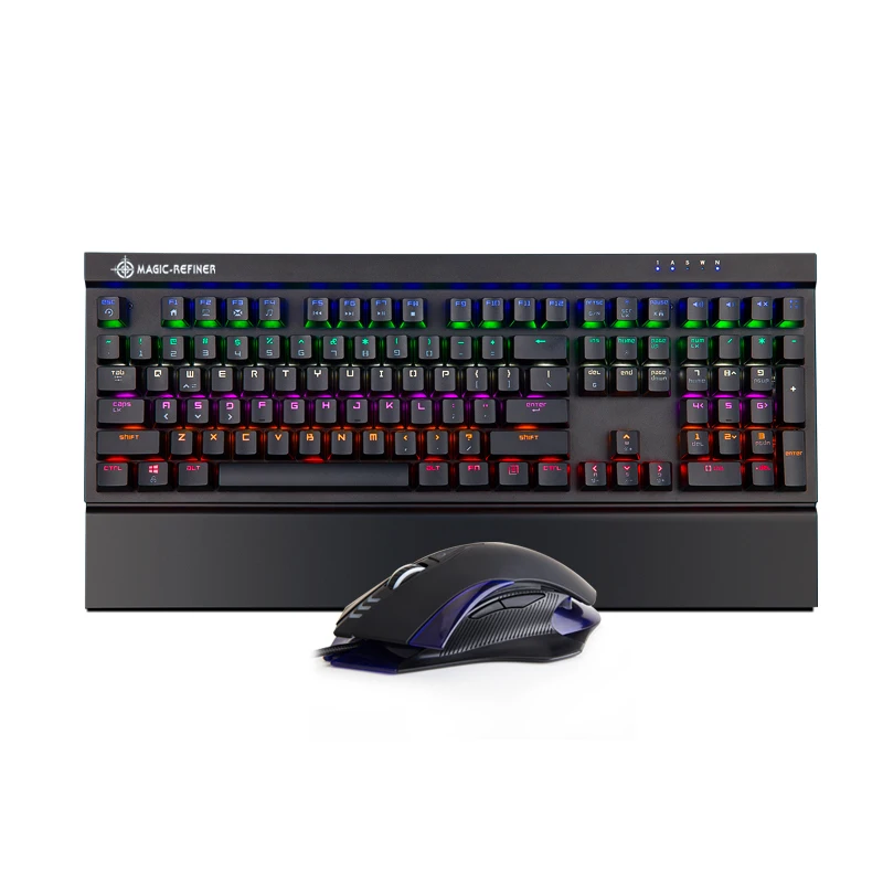 2020 Newest 108 keys mechanical keyboard with wrist rest pad mechanical keyboard mouse combo, Black
2020 Newest 108 keys mechanical keyboard with wrist rest pad mechanical keyboard mouse combo, Black