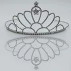 Fashion Jewelry Zircon Crown Tiaras For Bride Wedding Pageant