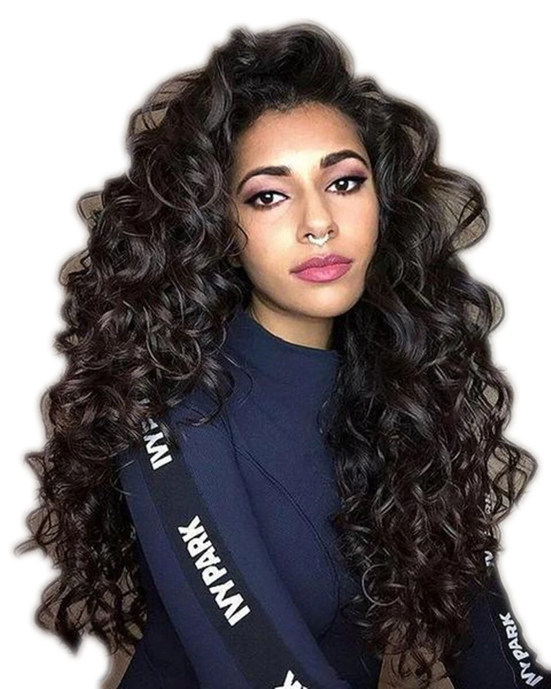 African Little Curly Hair Female Fluffy Black Long Curly Hair Chemical Fiber High Temperature Silk Wig, Pic showed
African Little Curly Hair Female Fluffy Black Long Curly Hair Chemical Fiber High Temperature Silk Wig, Pic showed