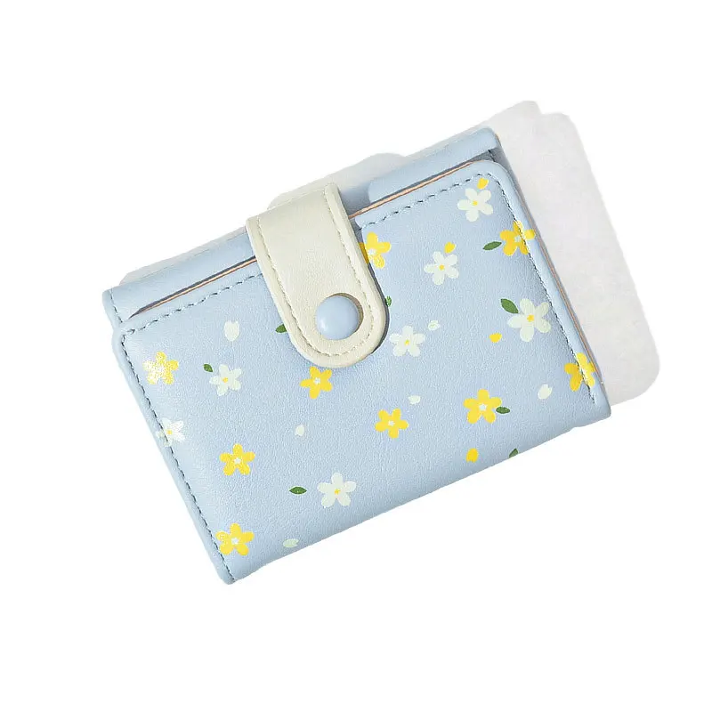 2023 Fashion Women PU Leather Trifold Wallet with ID Window Cute Flower Printing Wallet for Girls and Ladies
2023 Fashion Women PU Leather Trifold Wallet with ID Window Cute Flower Printing Wallet for Girls and Ladies