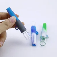 Mini One Hitter Silicone Smoking Pipe Wood Weed Bubbler Glass Tobaco Shatter Pipe Honey Straw
Mini One Hitter Silicone Smoking Pipe Wood Weed Bubbler Glass Tobaco Shatter Pipe Honey Straw