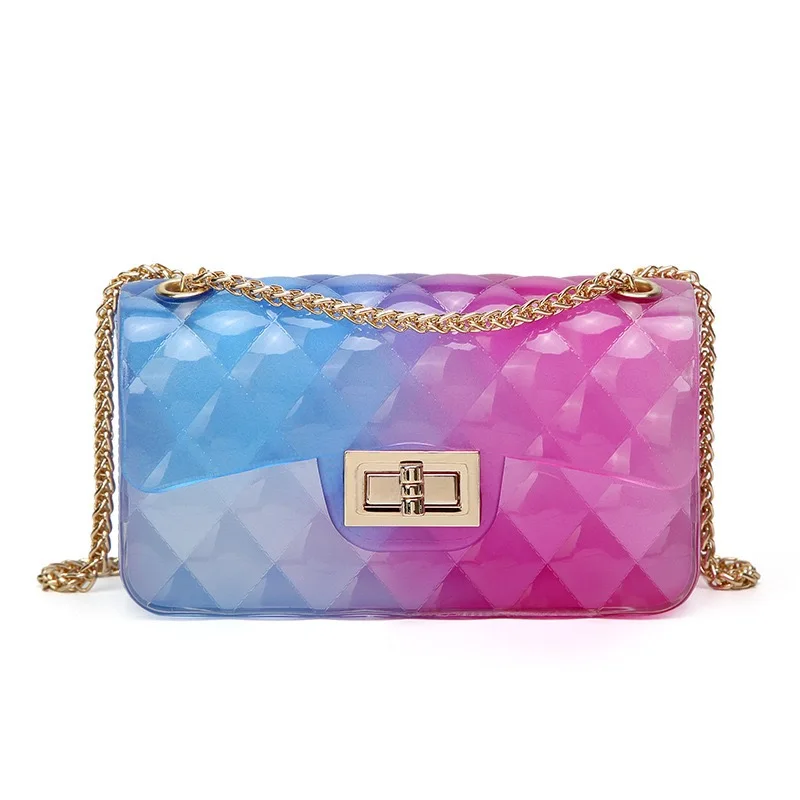 2021 Fashion Ladies Colored Jelly Bag Custom PVC Jelly Bag Jelly Shoulder Bag for Summer, As show
2021 Fashion Ladies Colored Jelly Bag Custom PVC Jelly Bag Jelly Shoulder Bag for Summer, As show