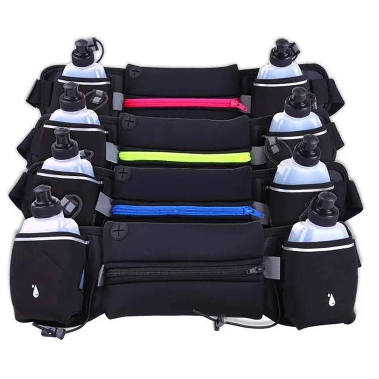 Outdoor sport running pack pouch fitness womens waterproof mobile phone double kettle waist bag, Black/blue/yellow/rose
Outdoor sport running pack pouch fitness womens waterproof mobile phone double kettle waist bag, Black/blue/yellow/rose
