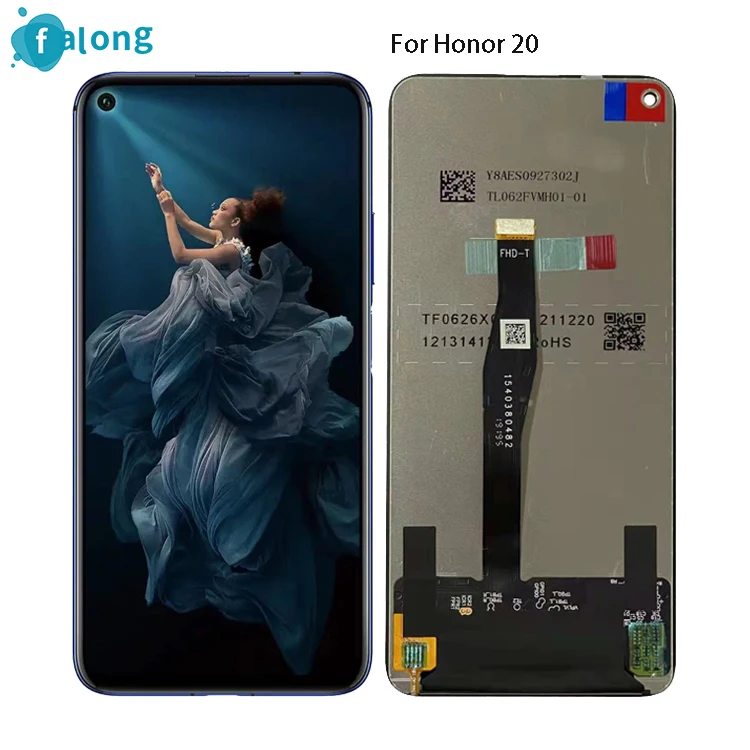

Phone Lcds For Huawei Nova 5T LCD YAL-L21 YAL-AL00 YAL-TL00 Display 6.26" For Honor 20 Lcd Touch Screen Digitizer