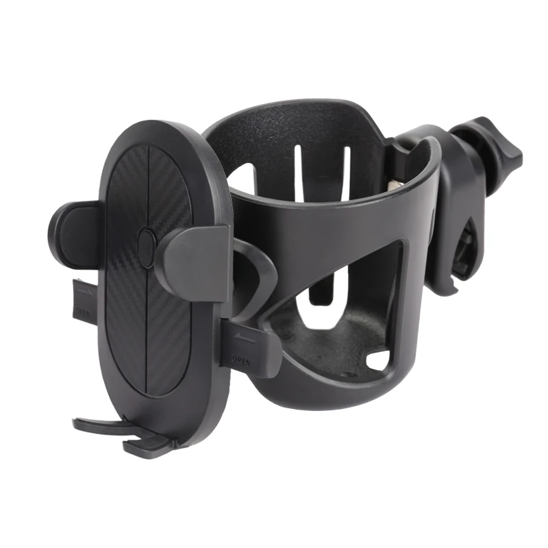 2022 New Design Clip on Cup Holder for Stroller Baby Stroller Universal Water Bottle Cup Holder with Phone Holder
2022 New Design Clip on Cup Holder for Stroller Baby Stroller Universal Water Bottle Cup Holder with Phone Holder