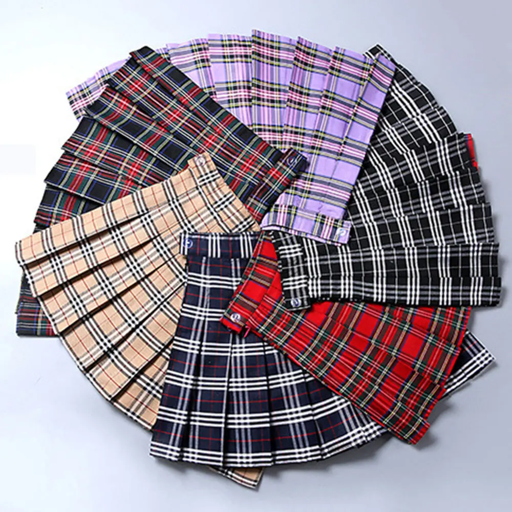 Women Pleat Skirt Harajuku Preppy Style Plaid Skirts Mini Cute Japanese School Uniforms Ladies Jupe Kawaii Skirt Saia Faldas
Women Pleat Skirt Harajuku Preppy Style Plaid Skirts Mini Cute Japanese School Uniforms Ladies Jupe Kawaii Skirt Saia Faldas