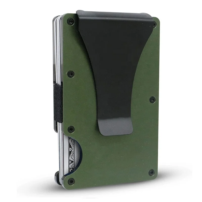 Hot Sale Olive Army Green Aluminum Wallet Mens Ultra Slim Minimalist Card Holder RFID Money Clip Metal Wallet
Hot Sale Olive Army Green Aluminum Wallet Mens Ultra Slim Minimalist Card Holder RFID Money Clip Metal Wallet