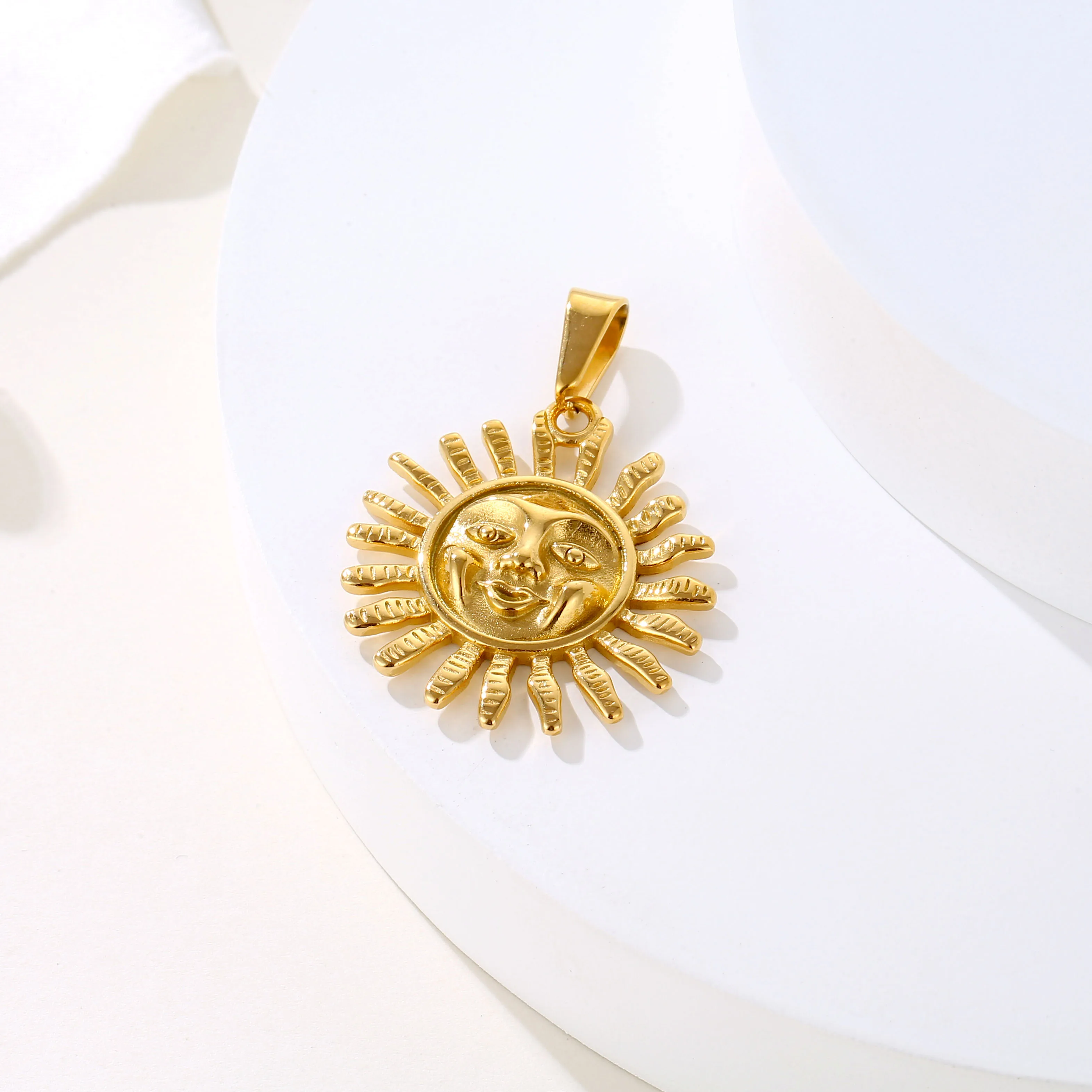 Fashion DIY Jewelry Men Women Christmas Gift Sun Face Pendants Stainless Steel Moon Sun Pendant Charms For Jewelry Accessories
Fashion DIY Jewelry Men Women Christmas Gift Sun Face Pendants Stainless Steel Moon Sun Pendant Charms For Jewelry Accessories