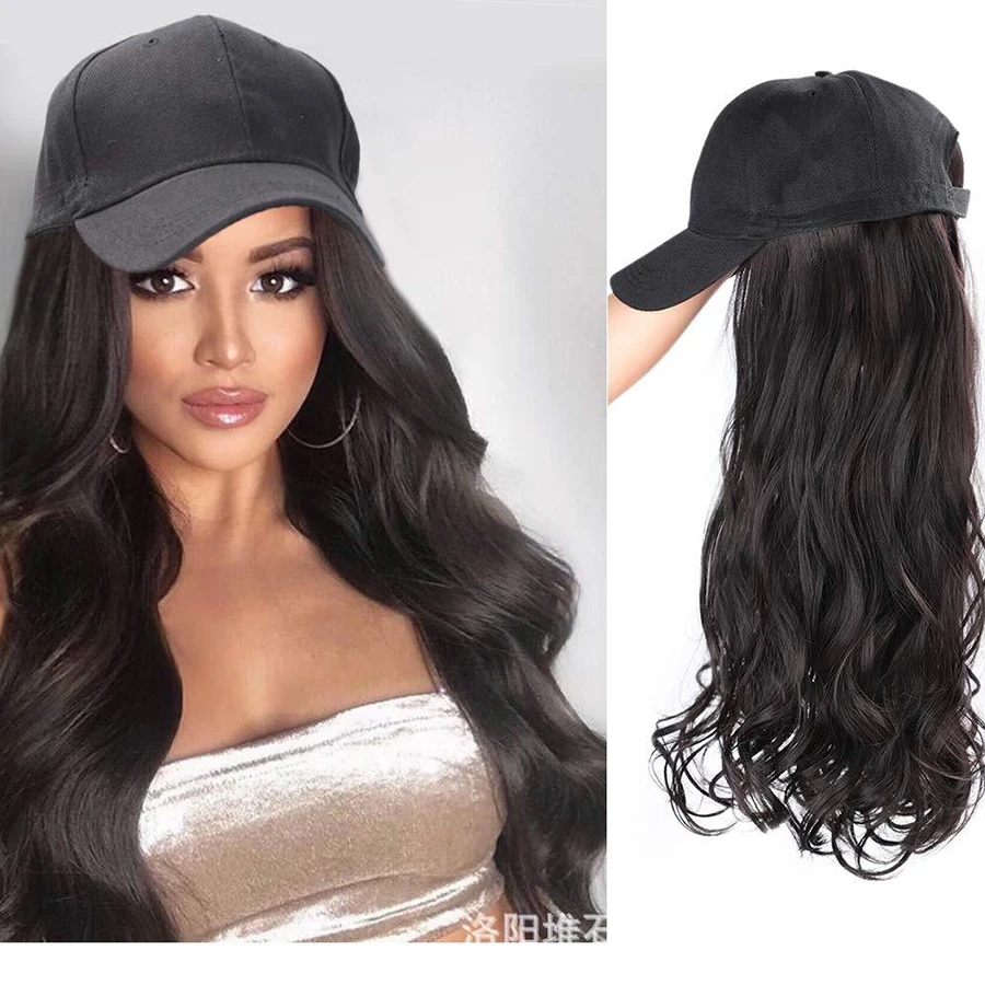 Hot Sale Long Loose Wave Hair Wig Hat Natural Color Synthetic Wig Hats For Black Women Cheap Baseball Hats Wig Adjustable, Pic
Hot Sale Long Loose Wave Hair Wig Hat Natural Color Synthetic Wig Hats For Black Women Cheap Baseball Hats Wig Adjustable, Pic
