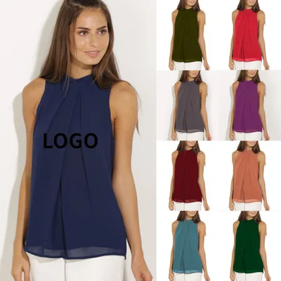 Fashion Women Casual Chiffon Blouse Sleeveless Shirt T-shirt Summer Blouse Tops
Fashion Women Casual Chiffon Blouse Sleeveless Shirt T-shirt Summer Blouse Tops
