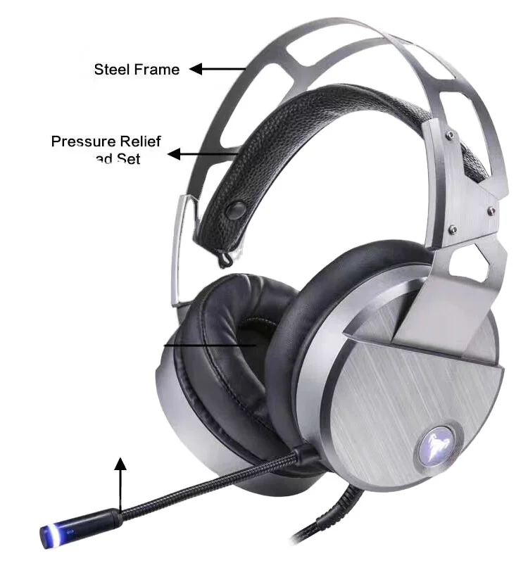 Factory Computer Stereo Gaming Headphones RGB Light Earphone Over Ear Wired Headset For PC Game Hot sale, Black
Factory Computer Stereo Gaming Headphones RGB Light Earphone Over Ear Wired Headset For PC Game Hot sale, Black