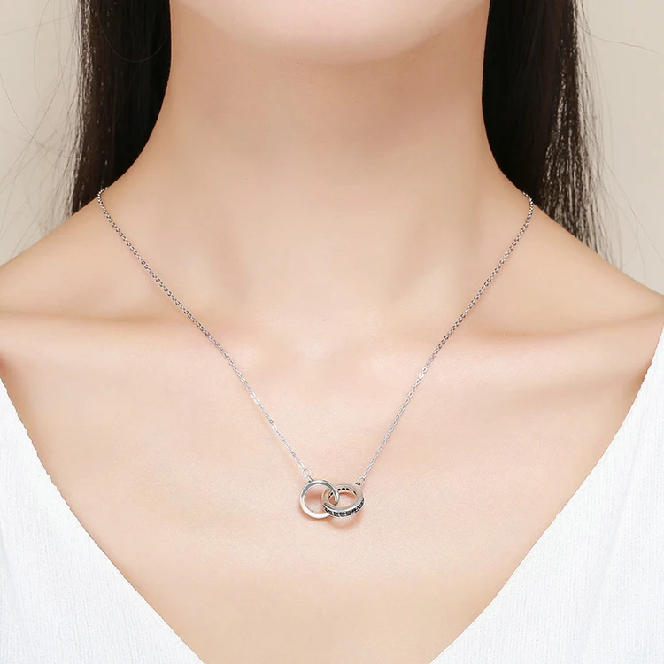 2020 New 925 Sterling Silver Jewlery Circle In Circle Black Cz Pendant Necklaces For Woman Custom Made
2020 New 925 Sterling Silver Jewlery Circle In Circle Black Cz Pendant Necklaces For Woman Custom Made