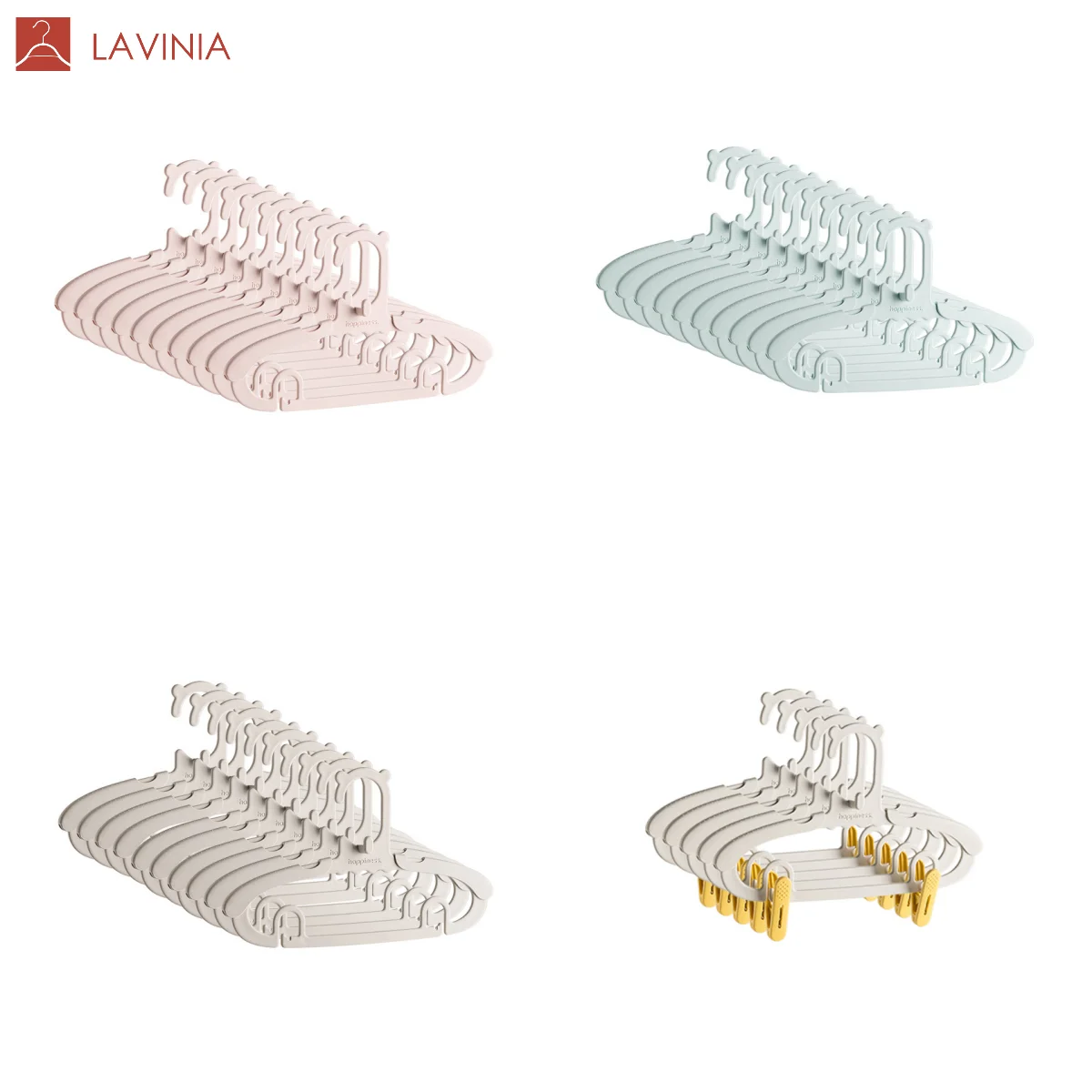 Lavinia Kids Children for Coats Pants Dress Space Saving Plastic Clothes Hanger with Hooks
Lavinia Kids Children for Coats Pants Dress Space Saving Plastic Clothes Hanger with Hooks