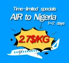 Air freight forwarder shipping from China to Nigeria