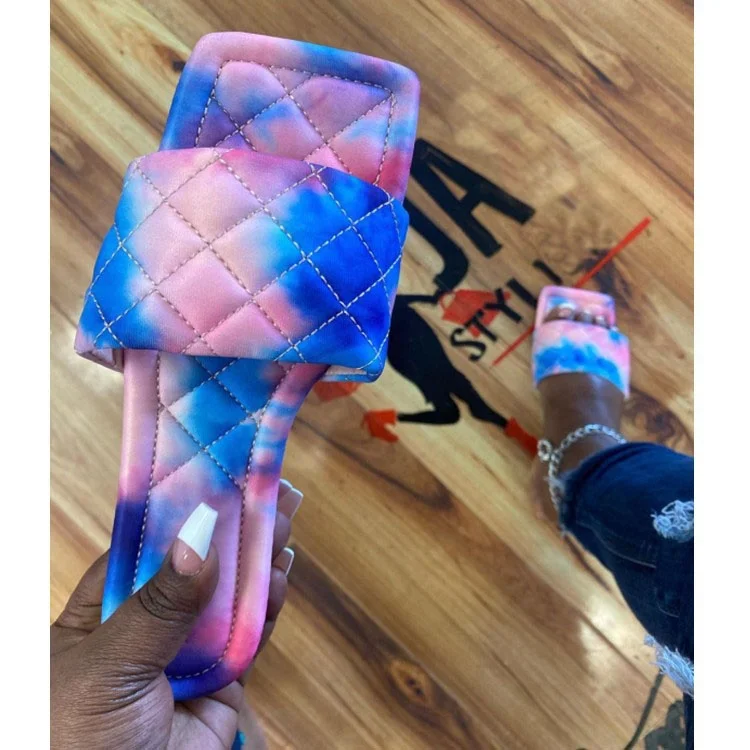 Low Price New Arrivals Plaid Mixed Colorful Sexy Women Sandals Flat Square Open Toe Black Pumps Plus Size Beach Outdoor Slippers, Purple black beige
Low Price New Arrivals Plaid Mixed Colorful Sexy Women Sandals Flat Square Open Toe Black Pumps Plus Size Beach Outdoor Slippers, Purple black beige