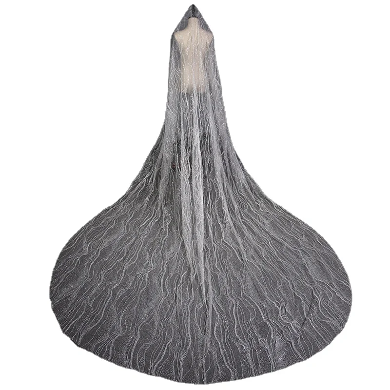 Luxury One -layer Long lace Bridal Veil For Wedding Dress bridal soft tulle face veil with comb for women, Ivory and white
Luxury One -layer Long lace Bridal Veil For Wedding Dress bridal soft tulle face veil with comb for women, Ivory and white