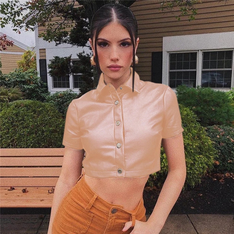 DUODUOCOLOR Solid color summer crop top 2021 fashion casual women clothes short sleeves sexy women t shirt D97688
DUODUOCOLOR Solid color summer crop top 2021 fashion casual women clothes short sleeves sexy women t shirt D97688