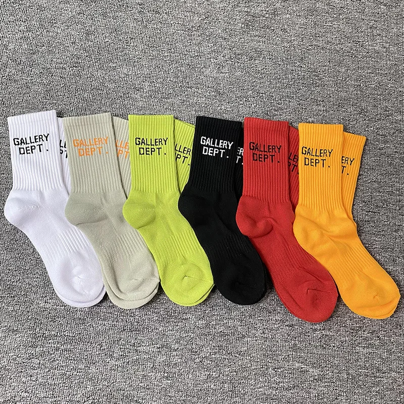 High Quality Gallery Dept Mens Casual Printed Socks Embroidery Jacquard Graffiti Towel Platform Socks Crew Cotton Socks
High Quality Gallery Dept Mens Casual Printed Socks Embroidery Jacquard Graffiti Towel Platform Socks Crew Cotton Socks