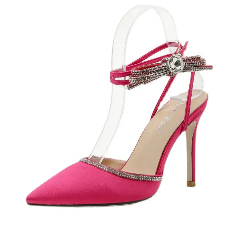 Silk Material Zapatoa Con Tacones Trendy Cover Toe Ankle Lace up Rosy Red Heels for Sexy Women, Black, rosy
Silk Material Zapatoa Con Tacones Trendy Cover Toe Ankle Lace up Rosy Red Heels for Sexy Women, Black, rosy