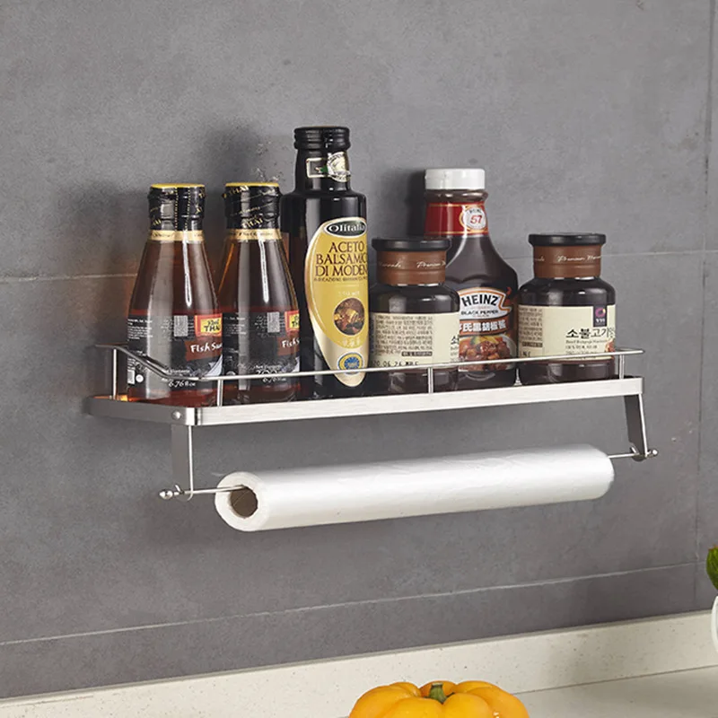 Punch-free stainless steel multi-purpose household kitchen organizing shelves Simple kitchen condiment storage storage rack
Punch-free stainless steel multi-purpose household kitchen organizing shelves Simple kitchen condiment storage storage rack