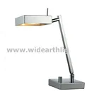 Iron Hotel Desk Lamp UL CUL Listed Brushed Nickel Hotel Task Lamp Desk T80352