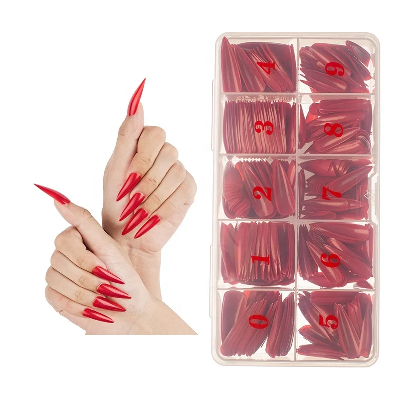 500pcs/box Pure Colors Sharp Full Cover Long ABS Ballerina Fake Nails Tips PP boxes Natural Coffin Press On False DIY Nail Art, Multi color
500pcs/box Pure Colors Sharp Full Cover Long ABS Ballerina Fake Nails Tips PP boxes Natural Coffin Press On False DIY Nail Art, Multi color