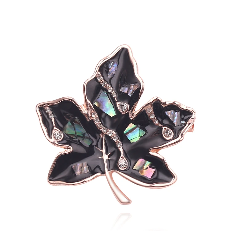 New Shell Set Diamond Maple Leaf Brooch Fashion Leaf Plant Brooch Personality Drop Oil Brooch Accessories
New Shell Set Diamond Maple Leaf Brooch Fashion Leaf Plant Brooch Personality Drop Oil Brooch Accessories