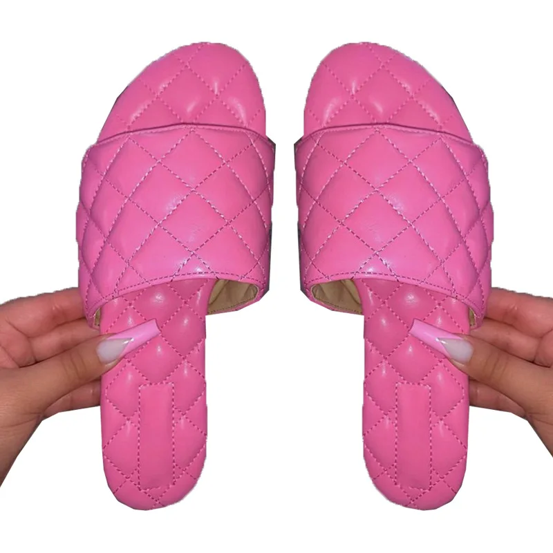 Custom Model 2022 New Arrivals Ladies Slippers Solid Color Plaid Flat Open-Toe One Font Ladies Summer Slippers Shoes
Custom Model 2022 New Arrivals Ladies Slippers Solid Color Plaid Flat Open-Toe One Font Ladies Summer Slippers Shoes