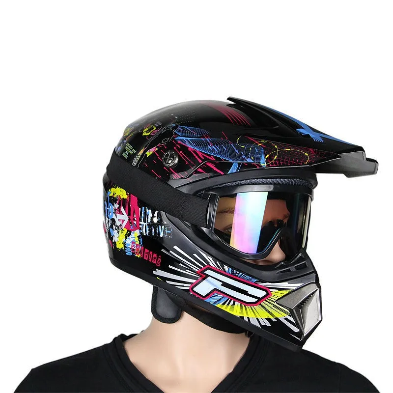3 Free Gifts Full Face Off Road Motor Cycle Racing Helm Downhill Bike Cascos Go-karting ATV Motocross Motorcycle Helmets, 26 colors can be chosen
3 Free Gifts Full Face Off Road Motor Cycle Racing Helm Downhill Bike Cascos Go-karting ATV Motocross Motorcycle Helmets, 26 colors can be chosen