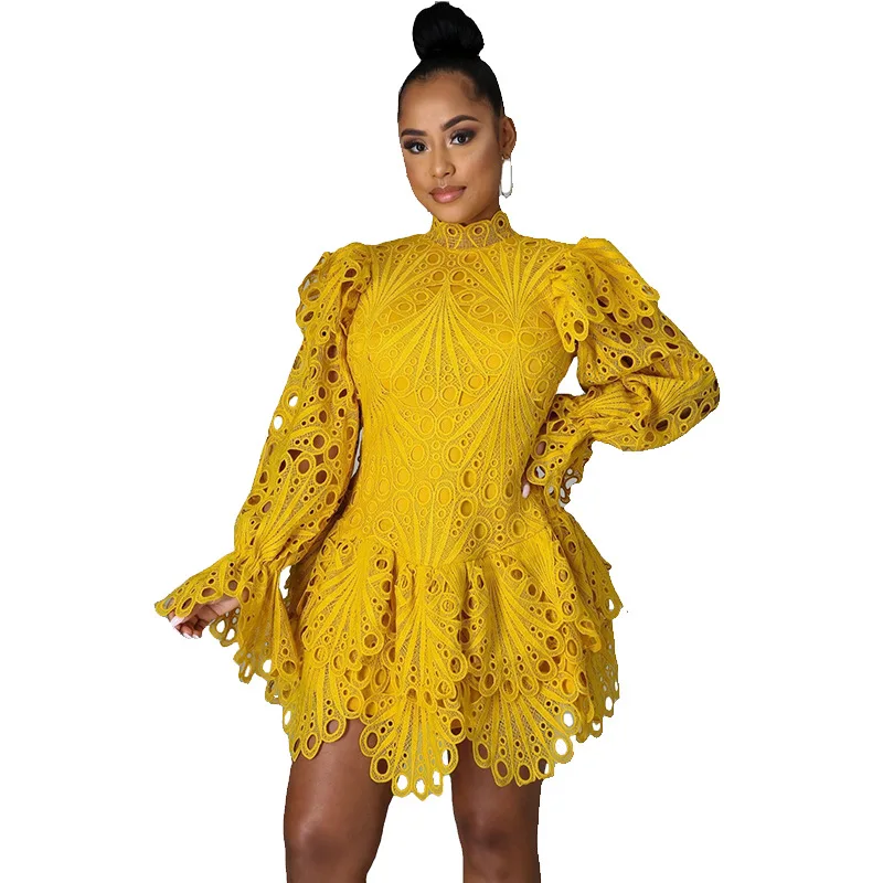 Professional Cheap Flare Sleeve Lace Hollow out Shirt Blouses Elegant Women Tops, As the picture
Professional Cheap Flare Sleeve Lace Hollow out Shirt Blouses Elegant Women Tops, As the picture