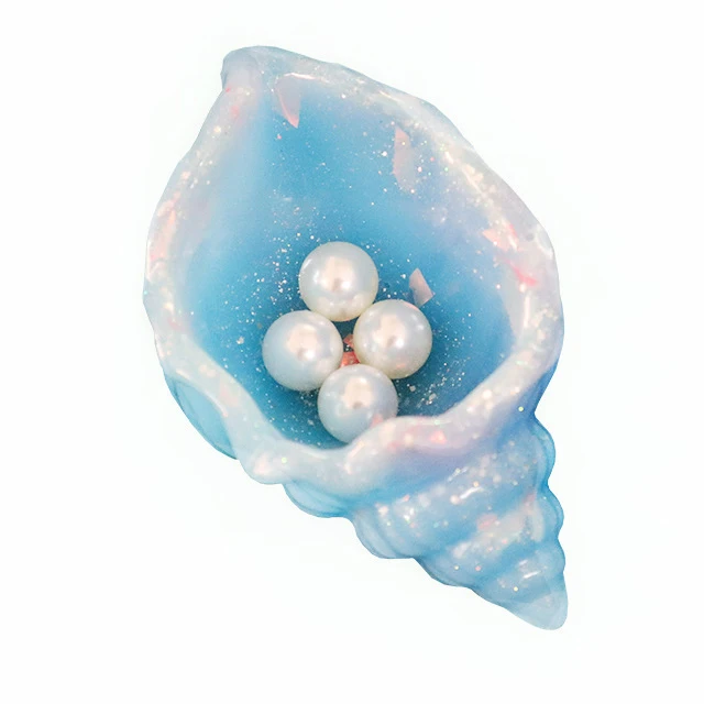 Resin Mold Silicone Tool Conch Shell Shaped Egg Makeup Storage Plate DIY Craft Mold, White
Resin Mold Silicone Tool Conch Shell Shaped Egg Makeup Storage Plate DIY Craft Mold, White