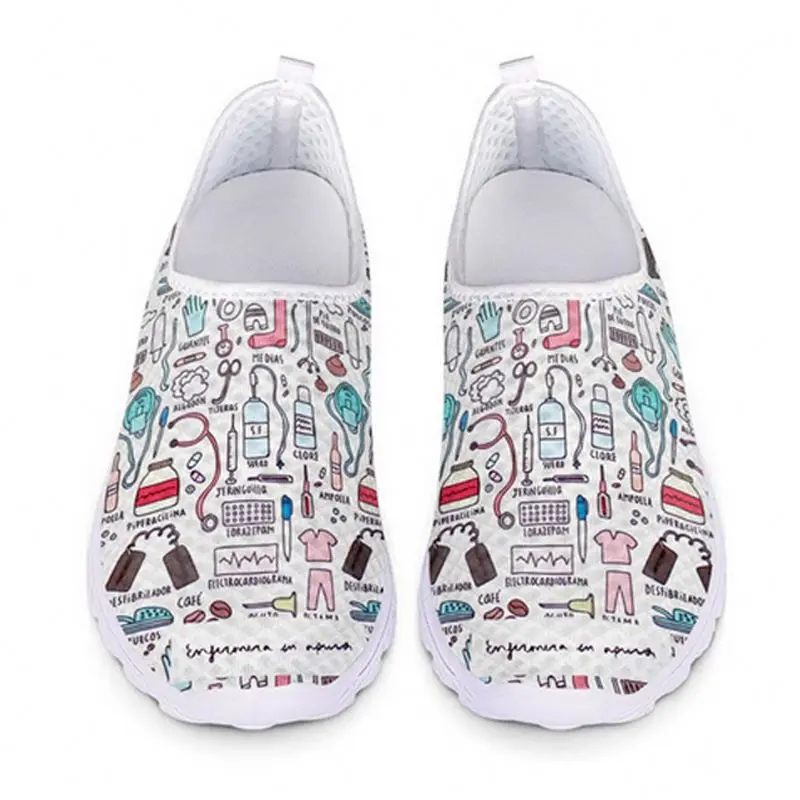 New Cartoon Nurse Doctor Print Women Sneakers Slip On Light Mesh Shoes Summer Breathable Flats Shoes
New Cartoon Nurse Doctor Print Women Sneakers Slip On Light Mesh Shoes Summer Breathable Flats Shoes