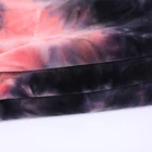 Spot free sample DTY tie dyed winter clothing fabric