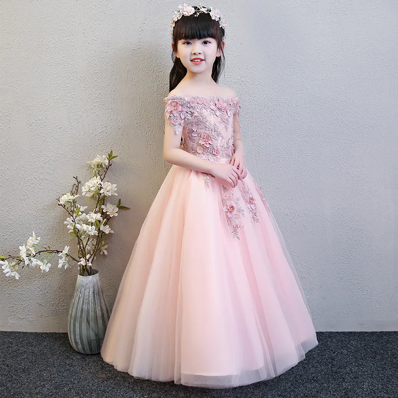 Off-shoulder Wedding Gown Flower Girl High Quality Dresses Kids Birthday Evening Party Dress WGW6002
Off-shoulder Wedding Gown Flower Girl High Quality Dresses Kids Birthday Evening Party Dress WGW6002