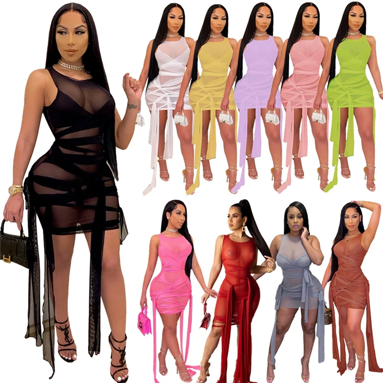 D96860 Wholesale Sleeveless Sexy Fashion New Club Wear Party Short Dresses Women Casual Dress see through bodycon dress women
D96860 Wholesale Sleeveless Sexy Fashion New Club Wear Party Short Dresses Women Casual Dress see through bodycon dress women