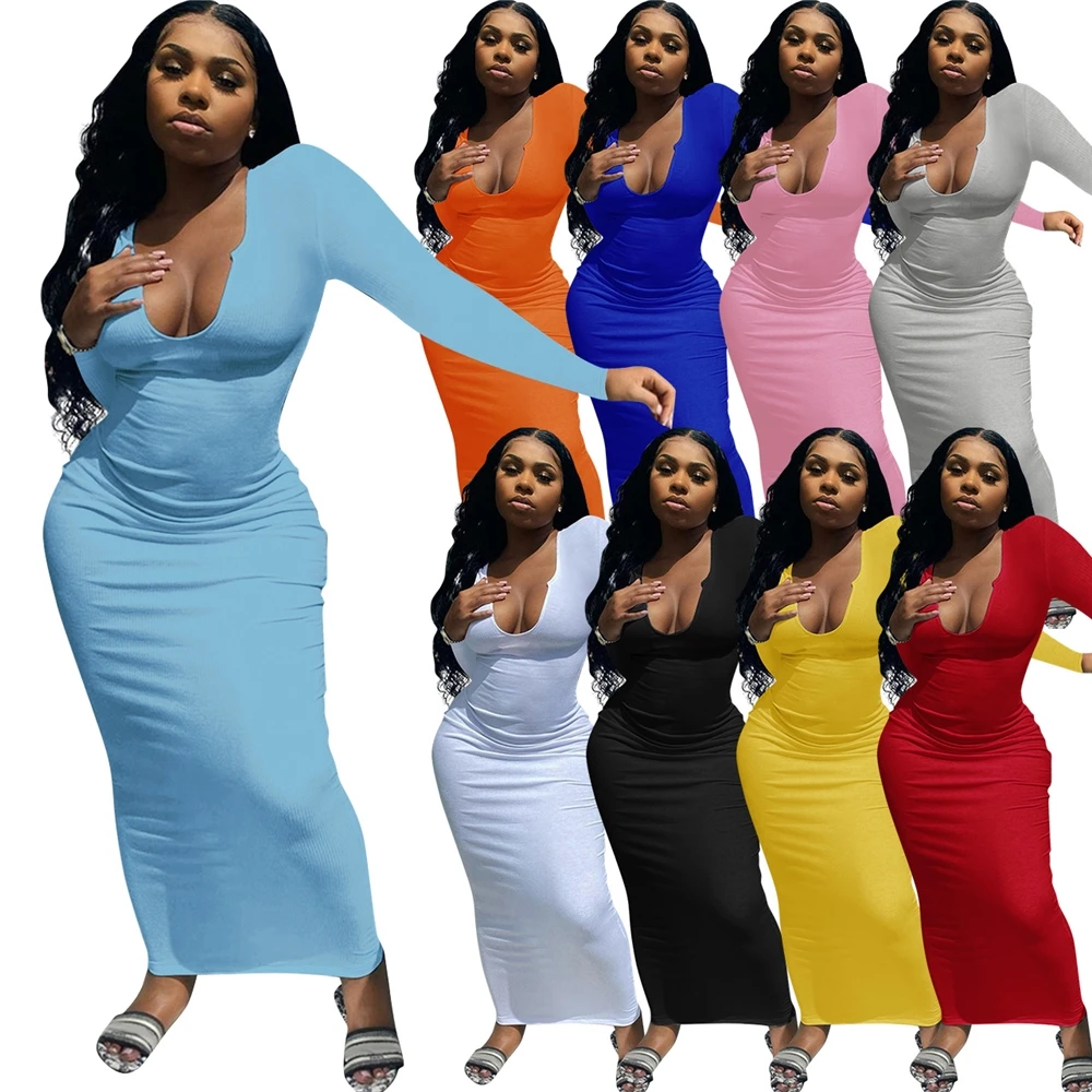 Q21S910 Hot selling fall solid color dress 2021 v neck ribbed women dresses sexy long sleeve bodycon dress women
Q21S910 Hot selling fall solid color dress 2021 v neck ribbed women dresses sexy long sleeve bodycon dress women