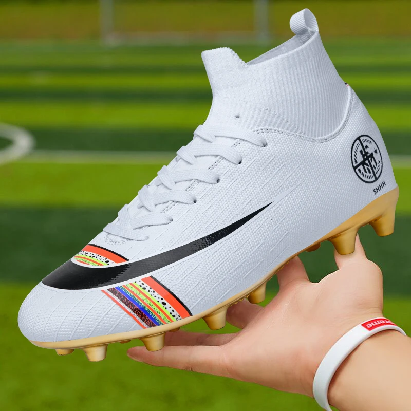 2022 Factory Customize Men Women Cleats Football Boots High Top Soccer Boots Sneakers Football Shoes Outdoor Soccer Shoes
2022 Factory Customize Men Women Cleats Football Boots High Top Soccer Boots Sneakers Football Shoes Outdoor Soccer Shoes