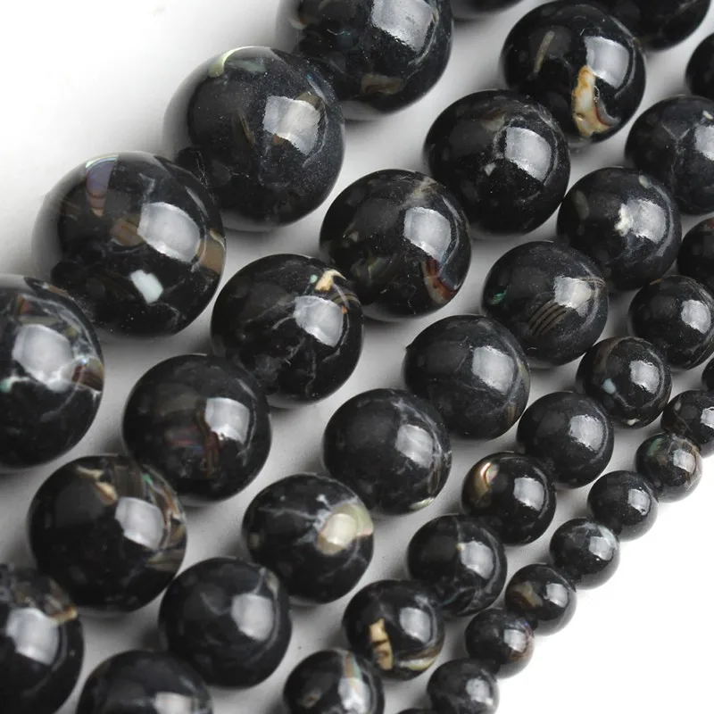 Wholesale Black Shell Turquoises Round Loose Beads For Jewelry Making DIY Bracelet Necklace
Wholesale Black Shell Turquoises Round Loose Beads For Jewelry Making DIY Bracelet Necklace