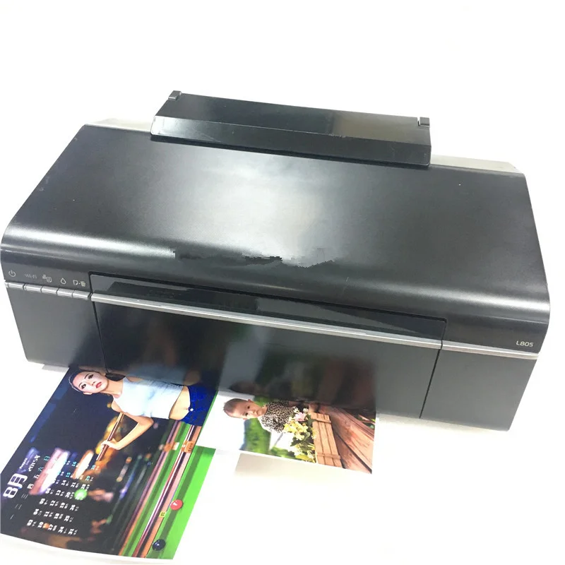 

Hot Selling Wholesale 6 Colors A4 InkJet Printer inkjet sublimation printer for Epson L805 Ink Tank with CISS Printer Machine