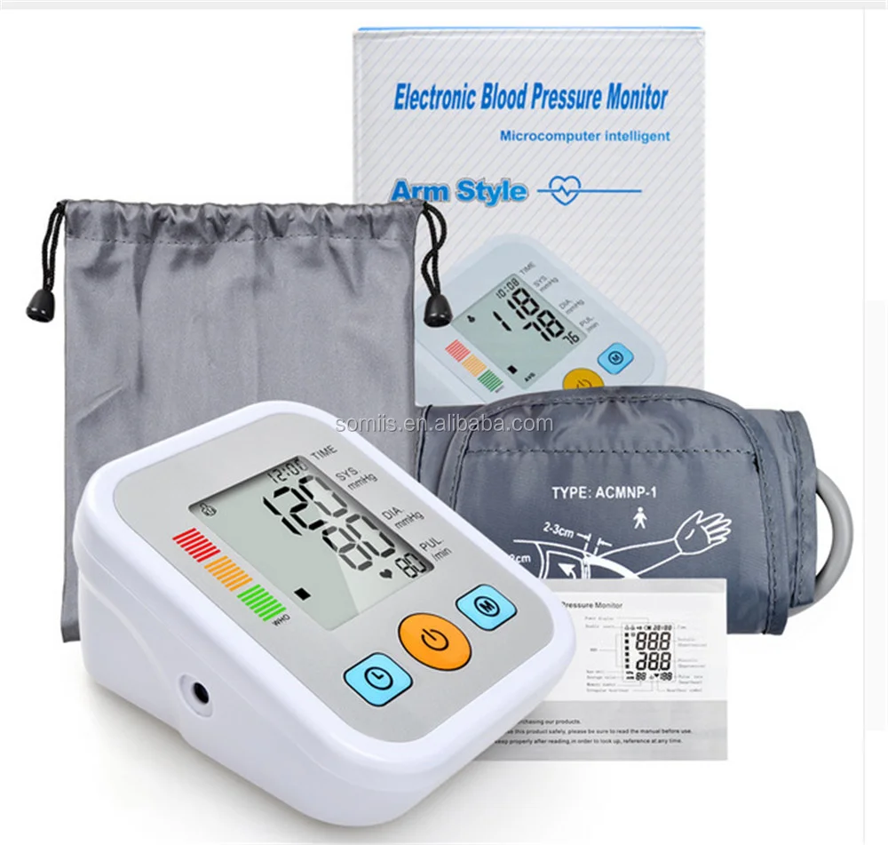 Home Health Care Blood Pressure Monitor Upper Arm Blood Pressure Meter sphygmomanometer Tonometer for measure Tensiometro