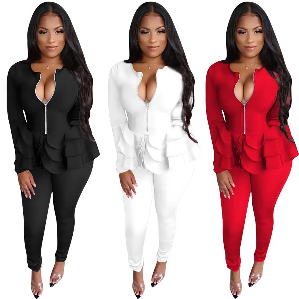 Women Long Sleeve Sexy Two PC Sets Autumn Winter Ladies Clothes Formal Office Suit Sweater Long Top Pants 2 Piece Set RS00049
Women Long Sleeve Sexy Two PC Sets Autumn Winter Ladies Clothes Formal Office Suit Sweater Long Top Pants 2 Piece Set RS00049