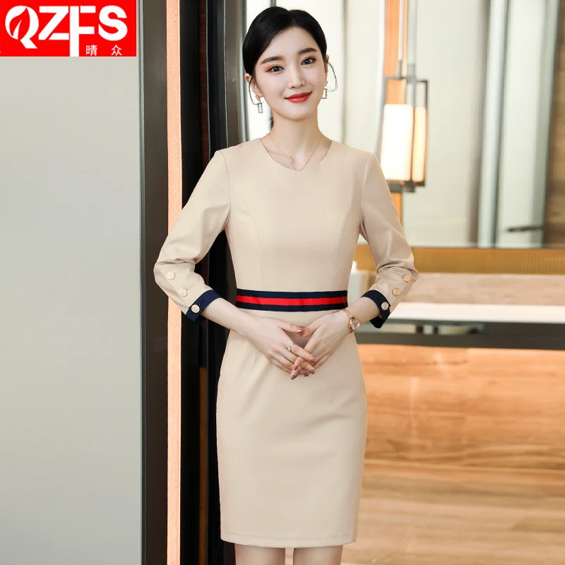 Fashion good quality formal elegant half sleeve Women Suit Dress
Fashion good quality formal elegant half sleeve Women Suit Dress
