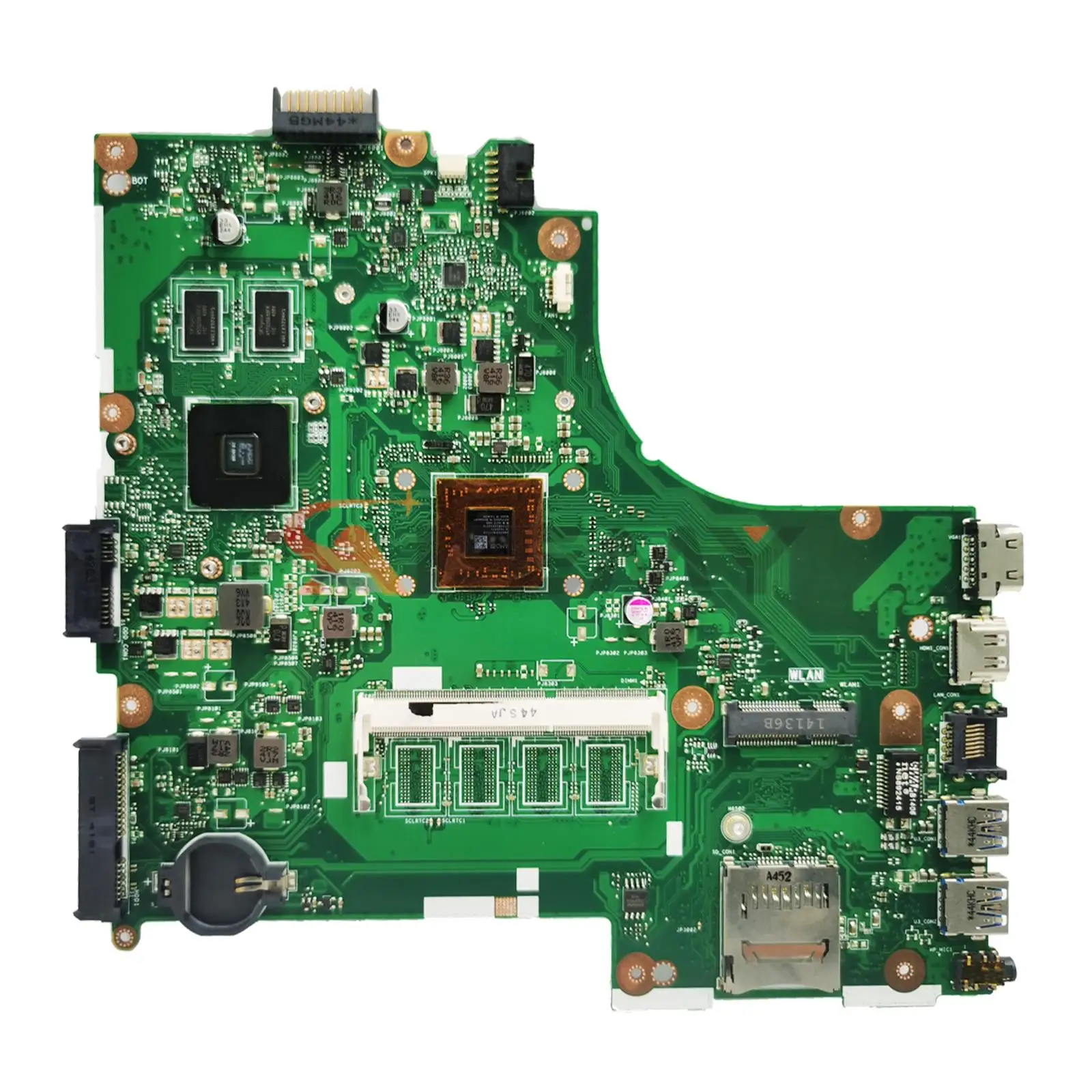 X450EP Motherboard For ASUS X450E X450EP X450 X450EA Laptop Mainboard With AMD CPU 0GB-RAM PM 100% test work
X450EP Motherboard For ASUS X450E X450EP X450 X450EA Laptop Mainboard With AMD CPU 0GB-RAM PM 100% test work