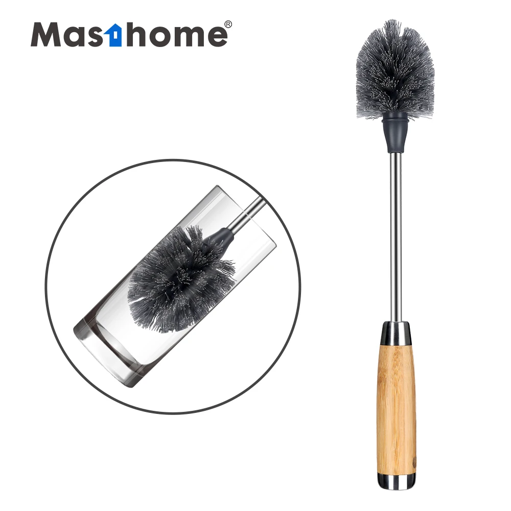 Masthome Bamboo and stainless steel eco-friendly kitchen cleaning water baby cleaning bottle brush
Masthome Bamboo and stainless steel eco-friendly kitchen cleaning water baby cleaning bottle brush