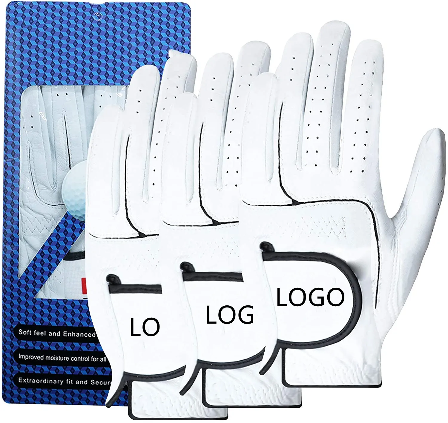 Hot Sales Custom Logo Golf Gloves Premium Cabretta Men Durable Fit Ultra-thin Breathable Golf Gloves with Best Price, Customized color
Hot Sales Custom Logo Golf Gloves Premium Cabretta Men Durable Fit Ultra-thin Breathable Golf Gloves with Best Price, Customized color