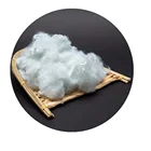 100% polyester material anti-static recycled polyester fiber for geotextile