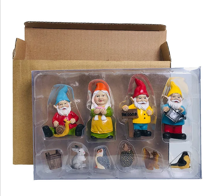 Mini Gnome Dwarfs Family Set Resin Statue Fairy Garden Miniatures DIY Bonsai Decoration For Desk Outdoor Garden Sculpture Decor
Mini Gnome Dwarfs Family Set Resin Statue Fairy Garden Miniatures DIY Bonsai Decoration For Desk Outdoor Garden Sculpture Decor