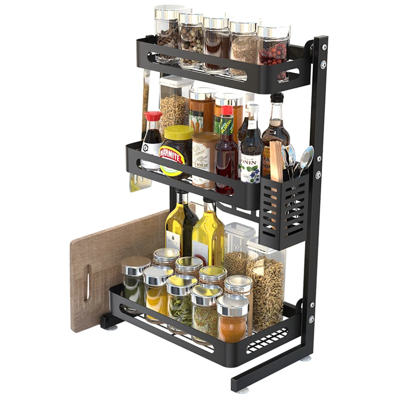 Quality Guarantee 3 Tier Spice Shelf Rack Space Saving Tins Bottles Glass Spice Rack, Black
Quality Guarantee 3 Tier Spice Shelf Rack Space Saving Tins Bottles Glass Spice Rack, Black